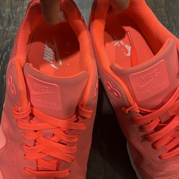 Nike Air Max 1 Ultra Moire ( Hot Lava) Coral Size 10 704995-800 - Picture 14 of 16